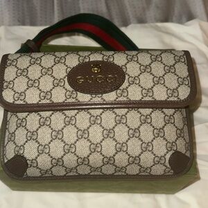 Neo Vintage Gucci GG Supreme Belt Bag Authentic
